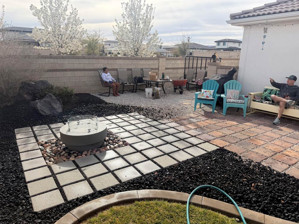 Backyard Pavers